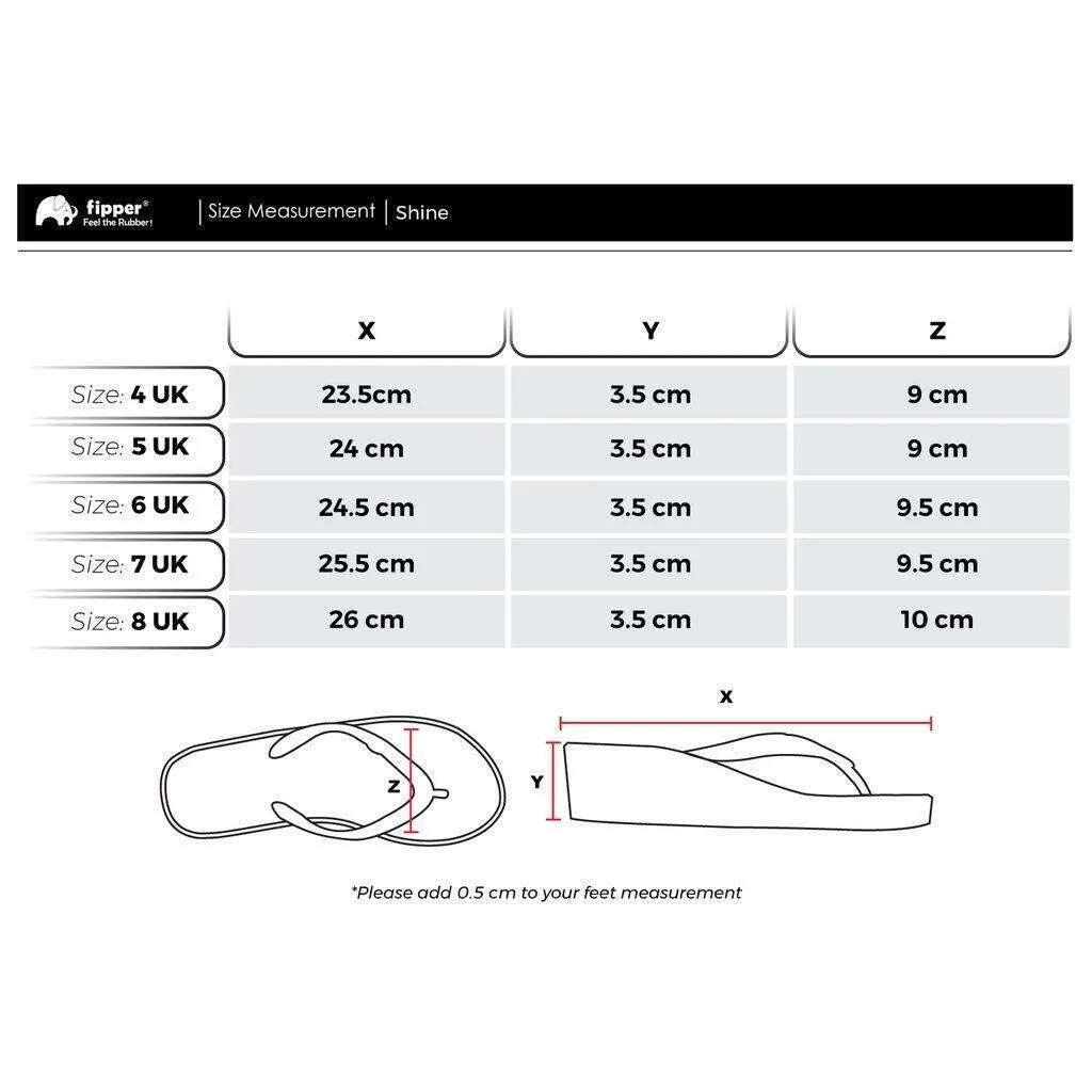 Fipper Shine for Women in Grey (Dark)