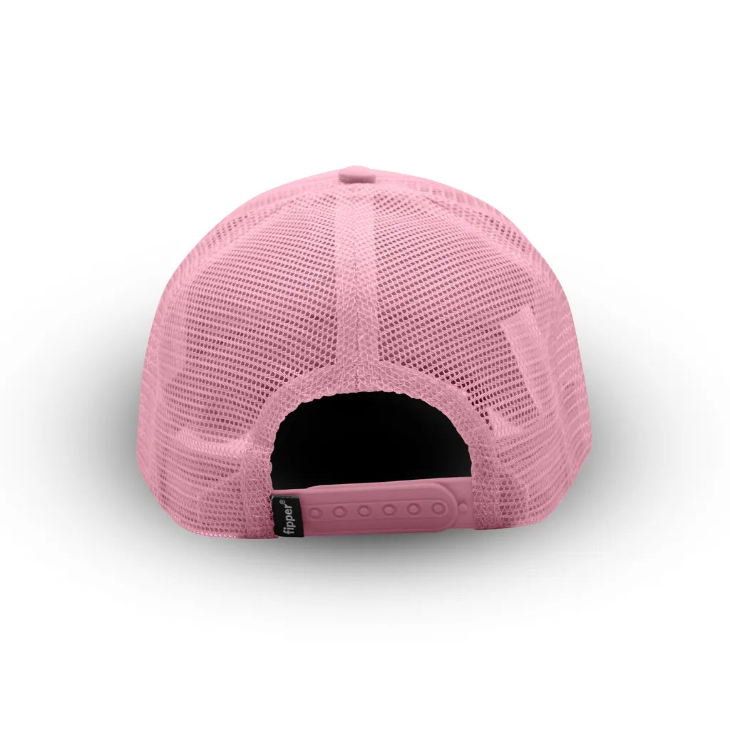 Fipper Headgear Adjustable Trucker Cap in Woodrose