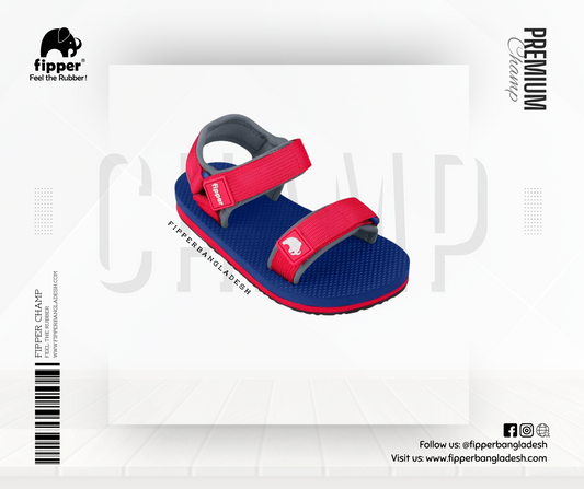 Fipper Champ for Children in Navy / Red