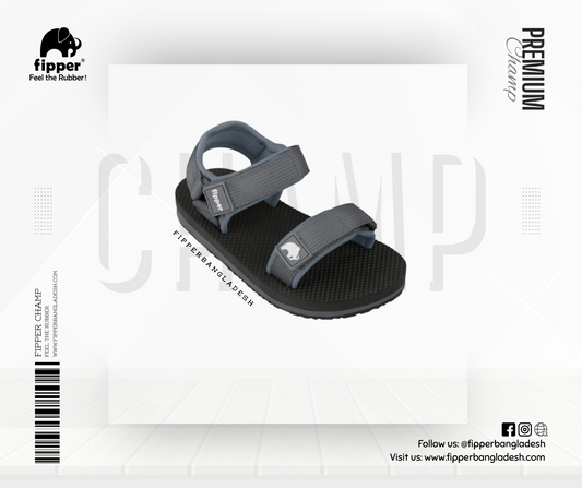 Fipper Champ for Children in Black / Grey