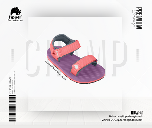 Fipper Champ for Children in Purple / Pink