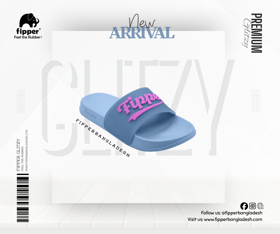 Fipper Glitzy for Women in Blue (Echo) / Violet