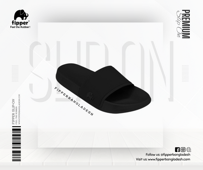Fipper Slip On for Unisex in Black