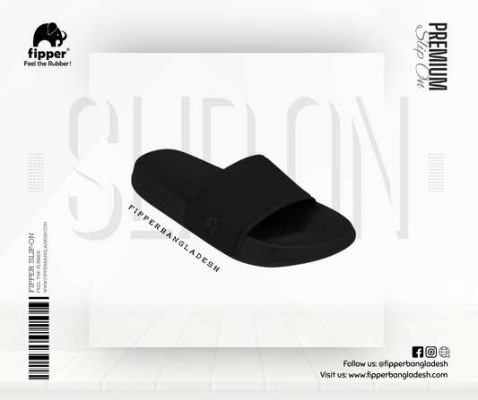 Fipper Slip On for Unisex in Black