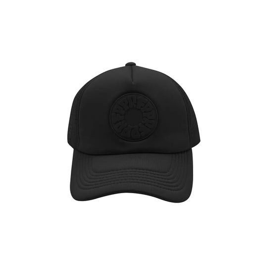 Fipper Headgear Adjustable Trucker Cap in Black