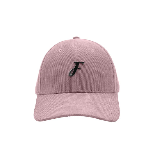Fipper Headgear Corduroy Adjustable Cap F (Metal) in Pink (Rose)