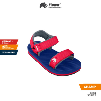 Fipper Champ for Children in Navy / Red