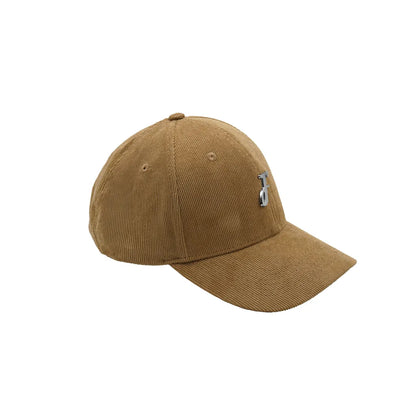 Fipper Headgear Corduroy Adjustable Cap F (Metal) in Brown (Dull)