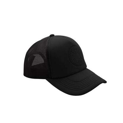 Fipper Headgear Adjustable Trucker Cap in Black